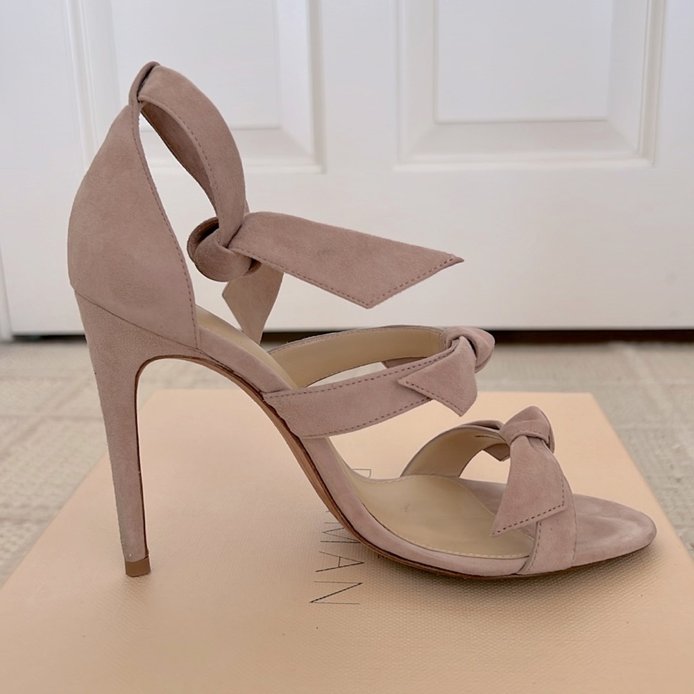 Alexandre Birman Lolita Blush suede Sandals Size 36